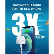 شاحن أنكر AN.A2633K12.BK باوربورت III نانو 20 وات شحن سريع منفذ USB-C أسود