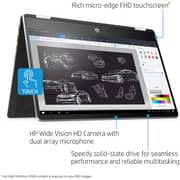 HP Pavilion x360 (2019) Laptop - 10th Gen / Intel Core i5-1035G1 / 14inch FHD / 512GB SSD / 8GB RAM / Shared Intel UHD Graphics / Windows 10 / Silver / Middle East Version - [14-DH2011NR]