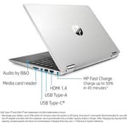 HP Pavilion x360 (2019) Laptop - 10th Gen / Intel Core i5-1035G1 / 14inch FHD / 512GB SSD / 8GB RAM / Shared Intel UHD Graphics / Windows 10 / Silver / Middle East Version - [14-DH2011NR]