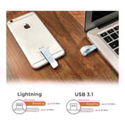 Leef IBRIDGE 3 Pendrive 64GB Silver/white