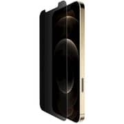 واقي الشاشة المضاد للميكروبات للخصوصية من الزجاج المقسى لهاتف Iphone 12 Pro Max من بيلكين