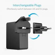 Anker Power Port 4 Lite Travel Adaptor Black