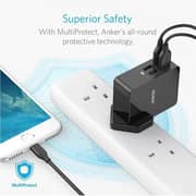 Anker Power Port 4 Lite Travel Adaptor Black