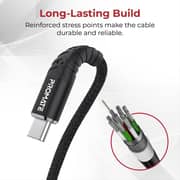 Promate USB Type-C Cable 1m Black