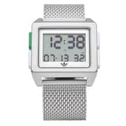 Adidas Watches Archive_M1. Men's 70's Style Stainless Steel Digital Watch with 5 Link Bracelet (36 mm)