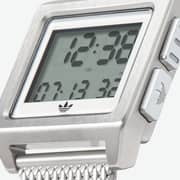Adidas Watches Archive_M1. Men's 70's Style Stainless Steel Digital Watch with 5 Link Bracelet (36 mm)
