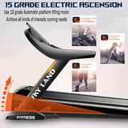 Foldable Treadmill with Massager | 5.5 HP Peak Motor, Auto Incline, LED Display, Bluetooth & 12 Workout Programs, 130KG Capacity, Home Gym Running Machine EM-1277