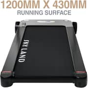 Foldable Home Treadmill | 4 HP Peak Motor, 12 km/h Speed, 12 Programs | Compact Running Machine for Home Gym with LCD Display & MP3 Speakers | Max User Weight 100KG EM-1280