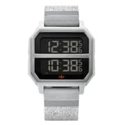 Adidas Men's Archive R2 Z16 3199-00 Silver Silicone Quartz Fashion Watch