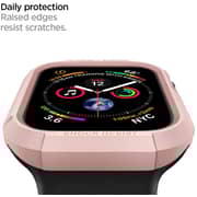 Spigen Rugged Armor designed for Apple Watch Case for 40mm Series 6/SE/5/4 - Rose Gold