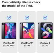 Spigen GLAStR EZ FIT designed for iPad Air 5 (2022) 10.9 inch/iPad Air 4 (2020)/iPad Pro 11 inch (2021/2020/2018) Screen Protector Premium Tempered Glass with Auto Align kit - [Case Friendly]