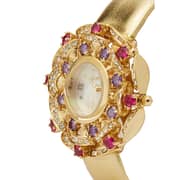 Mon Grandeur Womens Analog watch with Leather Band BTS0061RPL