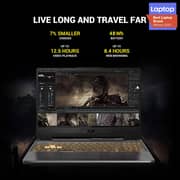 Asus TUF F15 FX506LU-HN110T Gaming Laptop - Core i7 2.2GHz 16GB 1TB 6GB Win10 15.6inch FHD Fortress Grey NVIDIA GeForce GTX 1660Ti