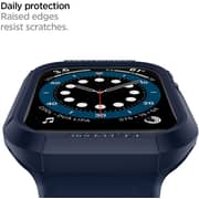 Spigen Rugged Armor Protector designed for Apple Watch Case Series 8/7 (45mm) and Series SE2/6/SE/5/4 (44mm) - Navy Blue
