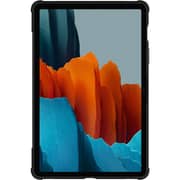 Spigen Rugged Armor Pro designed for Samsung Galaxy Tab S8 case cover (2022) / Galaxy Tab S7 case (2020) with S Pen Holder - Black