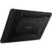 Spigen Rugged Armor Pro designed for Samsung Galaxy Tab S8 case cover (2022) / Galaxy Tab S7 case (2020) with S Pen Holder - Black
