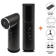 Switch FGACSWTPROSTSCWS2PB20BLK Smart Mini Projector BLK BNDL W/Screen