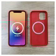 Maxguard Efficiente-Series Iphone 12/12 Pro Magnetic Liquid Silicone Case Pink