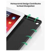 Maxguard BPI008GC Flip Case Black with Screen Protector For iPad 9.7