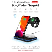 Maxguard MGVC05 Veloce-Series 3 In 1 Wireless Charger Black