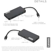 Lenovo USB-C 7 in 1 Hub Docking Station GX90T77924