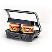 Kenwood Health Grill/Toaster 1800W, Non-Stick Removable Plates Temperature Setting, HGM50000SI