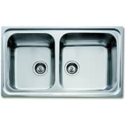 TEKA Inset Stainless Steel Sink Two Bowls - Classic 2B 86 3½