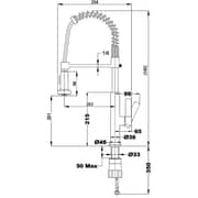 TEKA Professional Swivel‑Spout Kitchen Mixer Tap - FOT 939