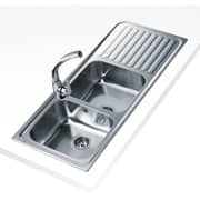 TEKA Inset Stainless Steel Sink Dual‑Bowl with Drainer - Classic 2B 1D