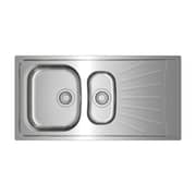 TEKA Reversible Matte One‑Bowl Sink with Aux & Drainer - Starbright 60 E‑Xn 1½B