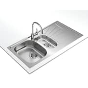 TEKA Reversible Matte One‑Bowl Sink with Aux & Drainer - Starbright 60 E‑Xn 1½B