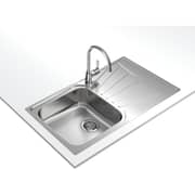 TEKA Reversible Matte Single‑Bowl Sink with Drainer - Starbright 50 E‑Xn 1B