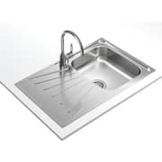 TEKA Reversible Matte Single‑Bowl Compact Sink - Starbright 45 E‑Xn 1B