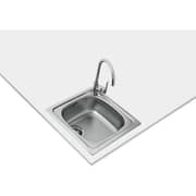 TEKA Matte Finish Inset Sink One Bowl with Overflow - Starbright 45 E-Xn 1B