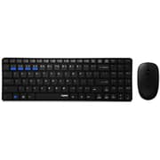 Rapoo 9300M Multimode Ultra Slim Combo Keyboard (English) + Mouse Black