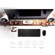 Rapoo 9300M Multimode Ultra Slim Combo Keyboard (English) + Mouse Black