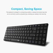 Rapoo 9300M Multimode Ultra Slim Combo Keyboard (English) + Mouse Black