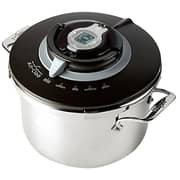 All-Clad Pc8 Precision Stainless Steel Pressure Cooker Cookware, 8.4-Quart, Silver
