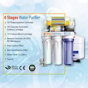 Nectar 6 Stage Reverse Osmosis Drinking Water Filter System with DI Filter
