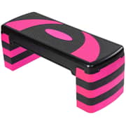 Maxstrength Aerobic Exercise Stepper with 5 Adjustable Step Levels Great for Home Gym Pink