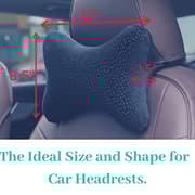 Aeris Car Headrest Pillow,0 Memory Foam Car Neck Pillow For Driving With Strap
