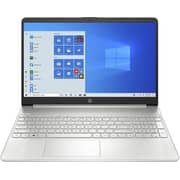HP Laptop - AMD Ryzen 5 / 15.6inch FHD / 512GB SSD / 8GB RAM / Shared / Windows 10 / English & Arabic Keyboard / Natural Silver - [15S-EQ0012NE]