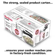 Hawkins Classic Aluminium Pressure Cooker, 3 Litres Wide Body, Silver