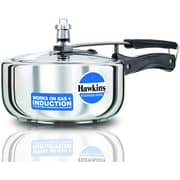 Hawkins Stainless Steel Induction Compatible Base Pressure Cooker, 3 Litres, Silver