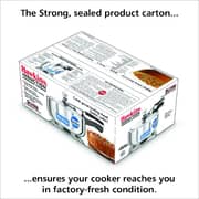 Hawkins Stainless Steel Induction Compatible Base Pressure Cooker, 3 Litres, Silver