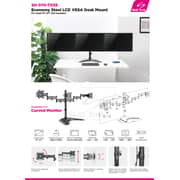 Skilltech Articulating Desk Top Mount For Triple Display Screen ST-SH 070 T036