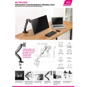 Skilltech Aluminum Gasping Counter Balance Monitor Arm ST-SH130-C012