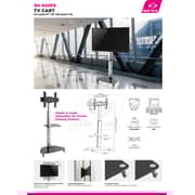 Skilltech Height Adjustable aluminium tv floor stand
