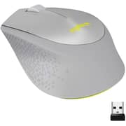 Logitech Logitech M330 Silent Plus Wireless Large Mouse - Grey/Yellow