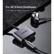 UGREEN USB-C to 3.5mm Headphone Jack Adapter with PD Charging Port - Gray - CM193